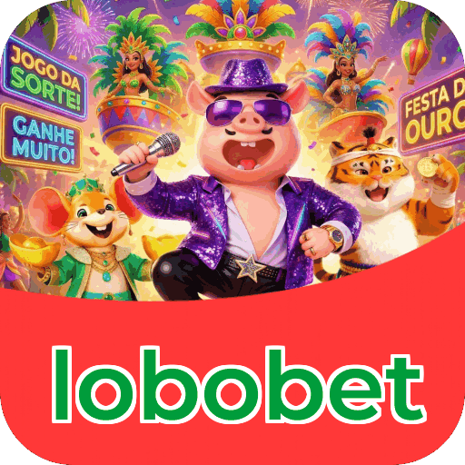 Passo a passo visual mostrando processo de download e instalação do aplicativo lobobet
